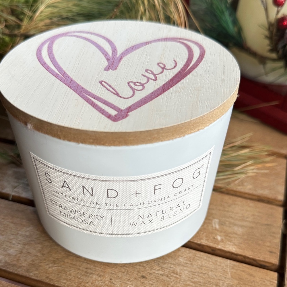 Sand + Fog strawberry mimosa love candle